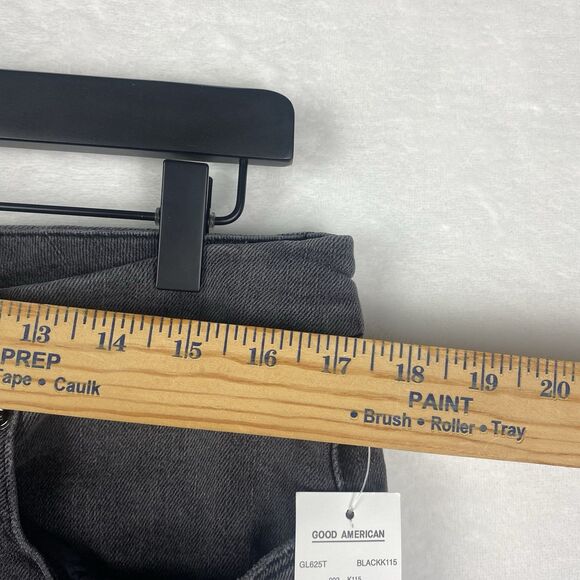 Good American Jeans Womens Size 16 Black Pockets Denim Pants - Picture 6 of 12